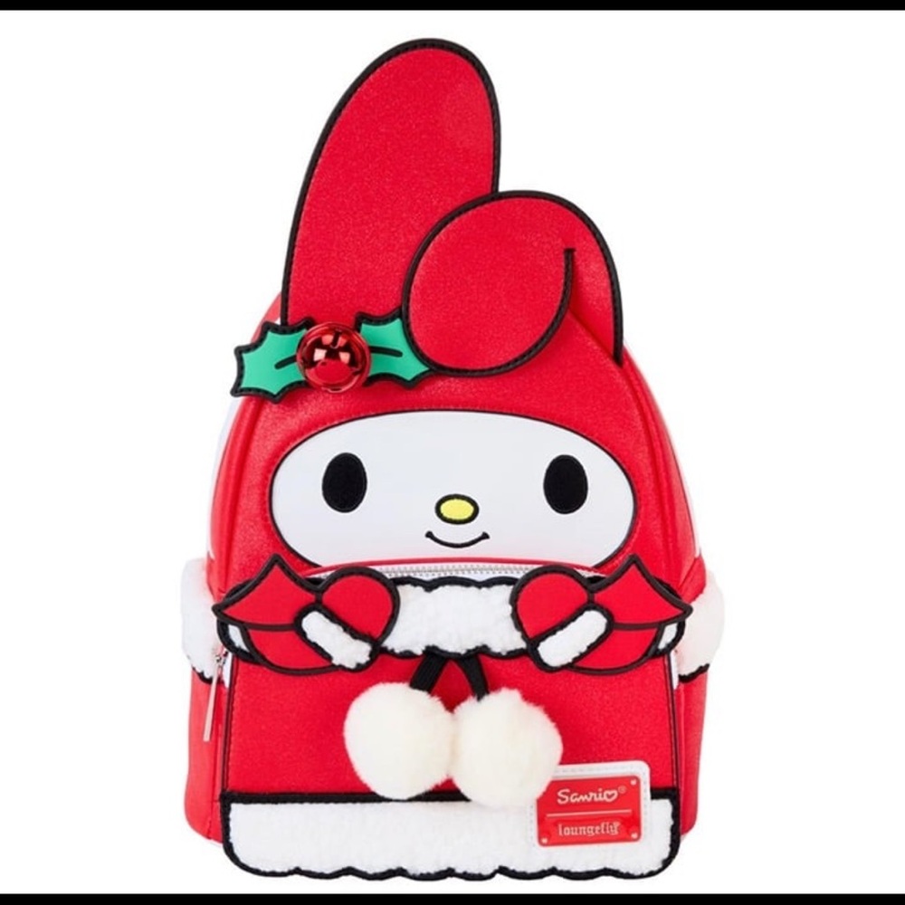 My Melody Sanrio Holiday Bell Loungefly (NWT)